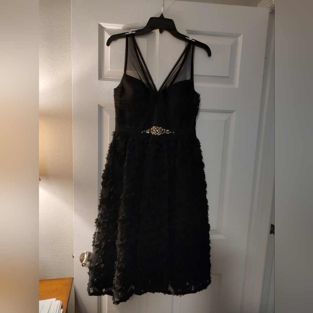 Adrianna papell black cocktail dress